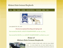 Tablet Screenshot of kleinenhain.weebly.com