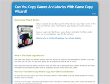 Tablet Screenshot of gamecopywizardreview.weebly.com