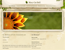 Tablet Screenshot of marycatbell.weebly.com