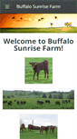 Mobile Screenshot of buffalosunrisefarm.weebly.com