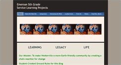 Desktop Screenshot of grade5servicelearning.weebly.com
