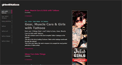 Desktop Screenshot of girlswithtattoos.weebly.com