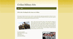 Desktop Screenshot of civilianmilitaryjobs.weebly.com