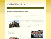 Tablet Screenshot of civilianmilitaryjobs.weebly.com
