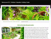 Tablet Screenshot of commercialdrivevancouverbcmodernvacationholidaygardensuite.weebly.com