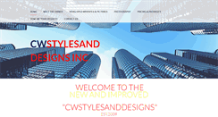 Desktop Screenshot of cwstylesanddesigns.weebly.com