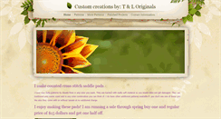 Desktop Screenshot of customcreationsbytina.weebly.com