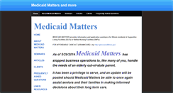 Desktop Screenshot of medicaidmatters.weebly.com