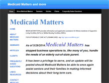 Tablet Screenshot of medicaidmatters.weebly.com