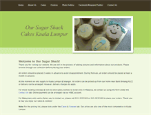 Tablet Screenshot of oursugarshackcakes.weebly.com
