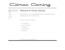 Tablet Screenshot of climax-gaming.weebly.com