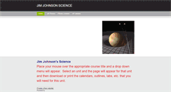 Desktop Screenshot of jimjohnsonscience.weebly.com