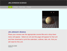 Tablet Screenshot of jimjohnsonscience.weebly.com