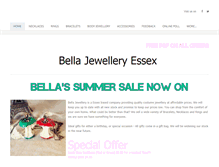 Tablet Screenshot of bellajewelleryessex.weebly.com