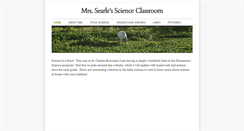 Desktop Screenshot of mrssearlesscienceclassroom.weebly.com
