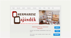 Desktop Screenshot of hermareszajandek.weebly.com