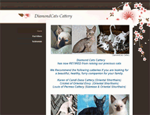 Tablet Screenshot of diamondcatscattery.weebly.com