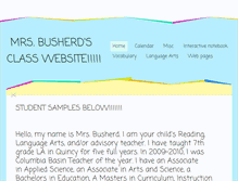 Tablet Screenshot of mrsbusherd.weebly.com