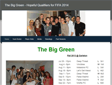 Tablet Screenshot of biggreenteam.weebly.com