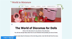Desktop Screenshot of miniatureworlds.weebly.com