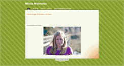 Desktop Screenshot of olivialwalmsley.weebly.com