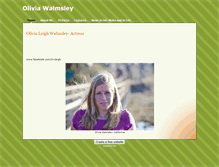 Tablet Screenshot of olivialwalmsley.weebly.com