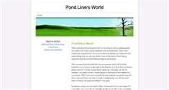 Desktop Screenshot of billboardtarps-pond-liners.weebly.com