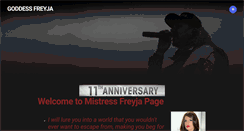 Desktop Screenshot of goddessfreyja.weebly.com