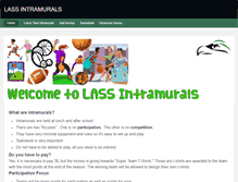 Tablet Screenshot of lassintramurals.weebly.com