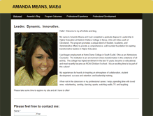 Tablet Screenshot of amandameans.weebly.com