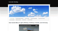 Desktop Screenshot of concretegrinding.weebly.com