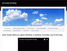 Tablet Screenshot of concretegrinding.weebly.com