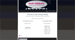 Desktop Screenshot of hairtherapystyling.weebly.com