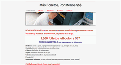 Desktop Screenshot of folletospormenos.weebly.com