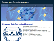 Tablet Screenshot of europeananti-corruption.weebly.com