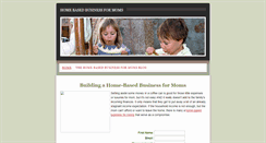 Desktop Screenshot of homebasedbusinessmoms.weebly.com