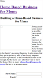 Mobile Screenshot of homebasedbusinessmoms.weebly.com