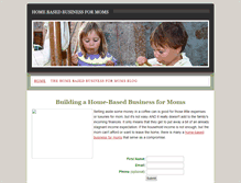 Tablet Screenshot of homebasedbusinessmoms.weebly.com