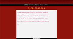 Desktop Screenshot of divadinners.weebly.com