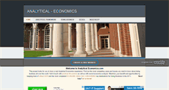 Desktop Screenshot of analytical-economics.weebly.com