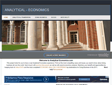Tablet Screenshot of analytical-economics.weebly.com