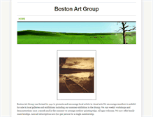 Tablet Screenshot of bostonartgroup.weebly.com