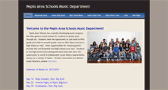 Desktop Screenshot of pepinmusic.weebly.com