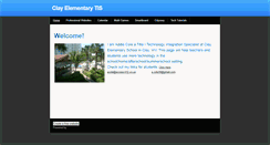 Desktop Screenshot of clayelemtis.weebly.com