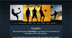 Desktop Screenshot of footpro.weebly.com