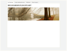 Tablet Screenshot of billharmwildlifeart.weebly.com
