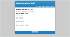 Desktop Screenshot of ninjapiratesite.weebly.com