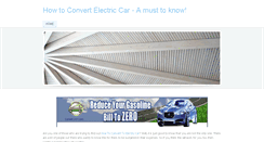 Desktop Screenshot of howtoconvertelectriccar.weebly.com