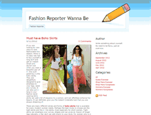 Tablet Screenshot of fashionreporterwannabe.weebly.com
