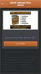 Mobile Screenshot of abovegroundpooldecks.weebly.com